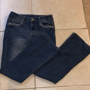 Size 10 Girls Bootcut medium wash jeans.
